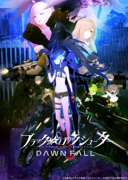 پس‌زمینهٔ انیمه سیاه★★ Rock Shooter: Dawn Fall